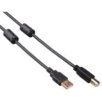 Кабель USB(Am)-USB(Bm), 1.8 м, черный...