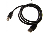 Кабель USB(Am)-USB(Bm), 1 м, черный, ...