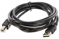 Кабель USB(Am)-USB(Bm), 1.8 м, черный...