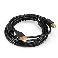 Кабель USB(Am)-USB(Bm), ферритовый фи...