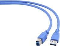 Кабель USB(Am)-USB(Bm), 1.8 м, синий,...
