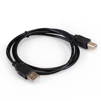 Кабель USB(Am)-USB(Bm), 1 м, черный, ...