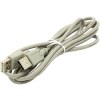 Кабель USB(Am)-USB(Am), 1.8 м, белый,...