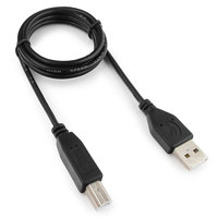 Кабель USB(Am)-USB(Bm), 1 м, черный, ...