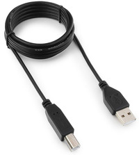 Кабель USB(Am)-USB(Bm), 1.8 м, черный...
