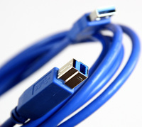 Кабель USB(Am)-USB(Bm), 1.8 м, синий,...