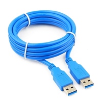 Кабель USB(Am)-USB(Am), 1.8 м, синий,...
