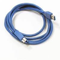 Кабель USB(Am)-USB(Bm), 1.8 м, синий,...