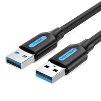 Кабель USB(Am)-USB(Am), экранированны...