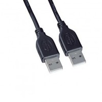 Кабель USB(Am)-USB(Am), 2 м, черный, ...