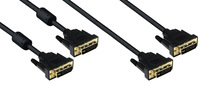 Кабель DVI-D(25M)-DVI-D(25M), феррито...