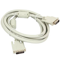 Кабель DVI-D(25M)-DVI-D(25M), феррито...