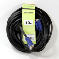 Кабель VGA(15M)-VGA(15M), 10 м, черны...