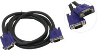 Кабель VGA(15M)-VGA(15M), 1.8 м, сини...