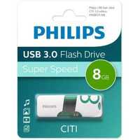 Флешка 8Gb USB 3.0 PHILIPS CITI, белы...