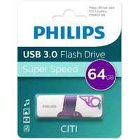 Флешка 64Gb USB 3.0 PHILIPS CITI, бел...