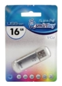 Флешка 16Gb USB 2.0 SmartBuy V-Cut V-...