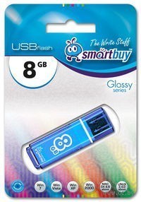 Флешка 8Gb USB 2.0 SmartBuy Glossy Gl...