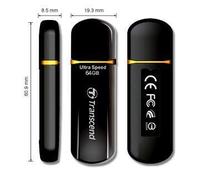 Флешка 4Gb USB 2.0 Transcend 600, чер...