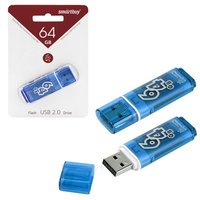 Флешка 64Gb USB 2.0 SmartBuy Glossy G...