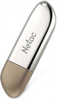 Флешка 8Gb USB 2.0 Netac U352, серебр...