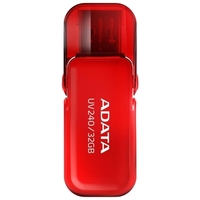 Флешка 32Gb USB 2.0 ADATA UV240, крас...