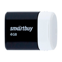Флешка 4Gb USB 2.0 SmartBuy Lara, чер...