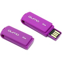 Флешка 32Gb USB 2.0 QUMO Twist, фиоле...