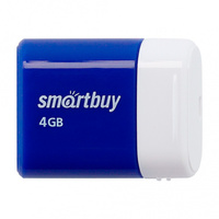 Флешка 4Gb USB 2.0 SmartBuy Lara, син...