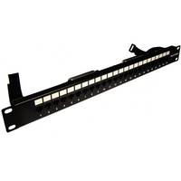 Патч-панель в шкаф 19" 1U, порты: 24 ...