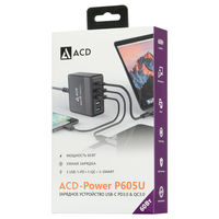 Зарядное устройство ACD P605U-V1B 60W...